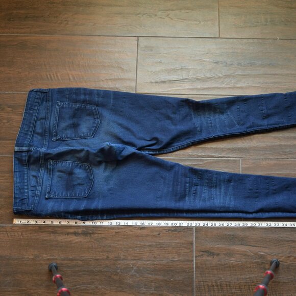 Decree Distressed Denim Leggings Size 15 (Juniors) - Picture 2 of 7